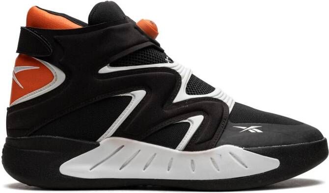 Reebok "Instapump Fury Zone Black White Orange sneakers" Zwart