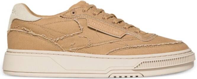 Reebok LTD Club C sneakers met franje afwerking Bruin