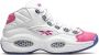 Reebok "Question Mid “Eric E uel Pink Toe sneakers" Wit - Thumbnail 1