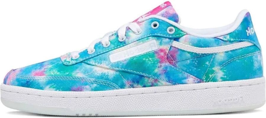 Reebok Club C 85 sneakers met tie-dye print Blauw