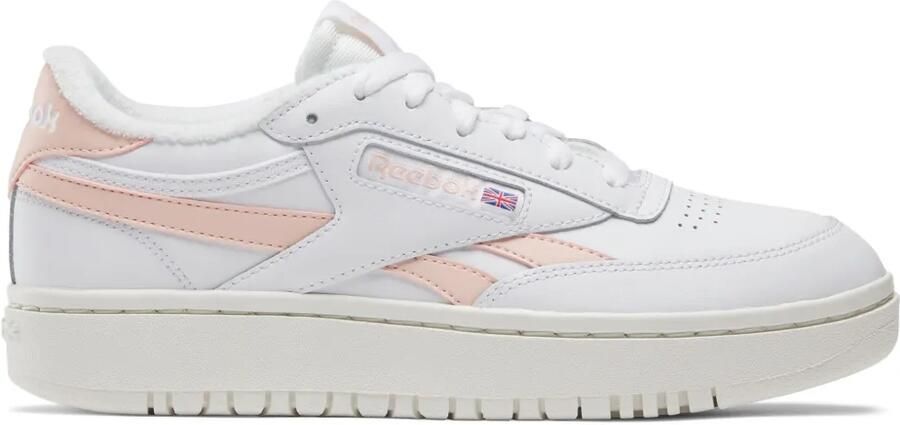 Reebok Club C Double Revenge sneakers met plateauzool Wit