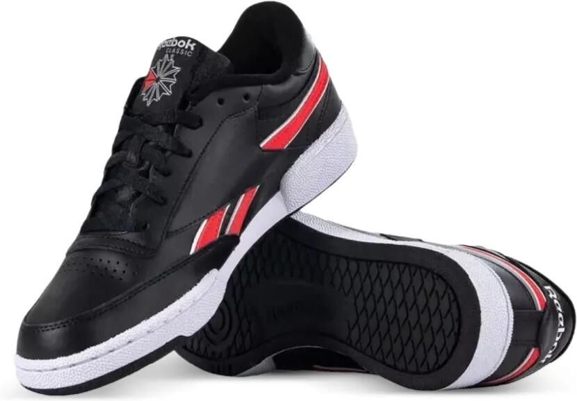 Reebok Club C gestreepte sneakers Zwart - Foto 2