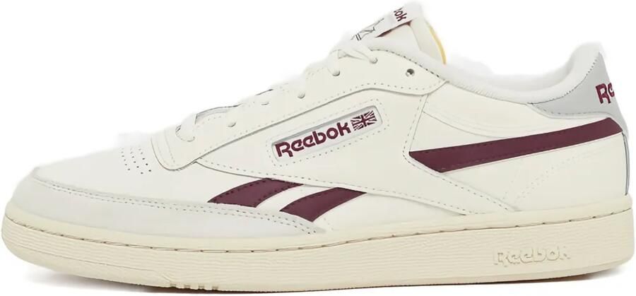 Reebok Club C Revenge "Chalk Classic Maroon" sneakers Beige