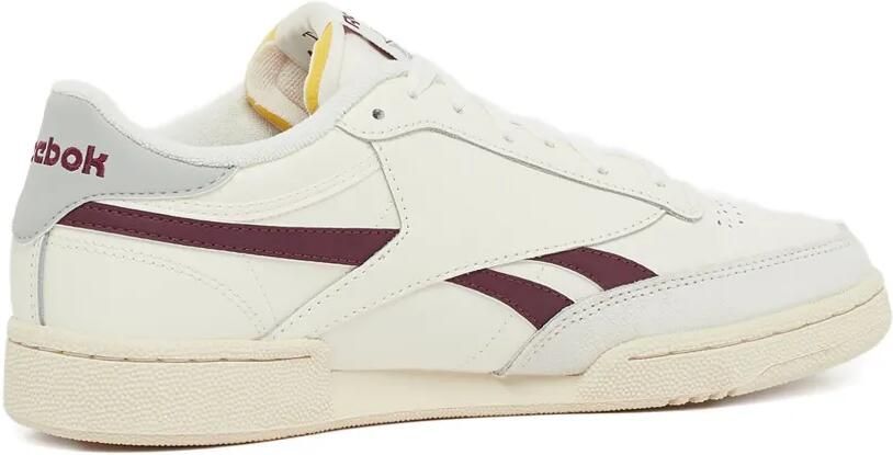 Reebok Club C Revenge "Chalk Classic Maroon" sneakers Beige - Foto 4