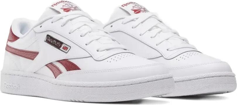 Reebok Club C Revenge "White Rich Maroon White" sneakers Wit - Foto 4