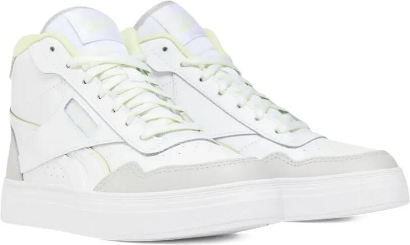 Reebok Court Advance Bold "Footwear White Steely Fog Citron Glow" sneakers Wit - Foto 2