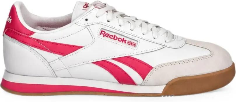Reebok Gestreepte suède sneakers Wit