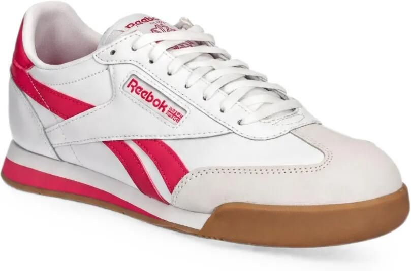 Reebok Gestreepte suède sneakers Wit - Foto 2