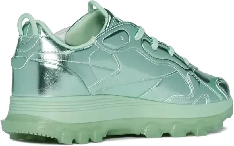 Reebok Kids Classic "Cardi B" leren sneakers Groen - Foto 2