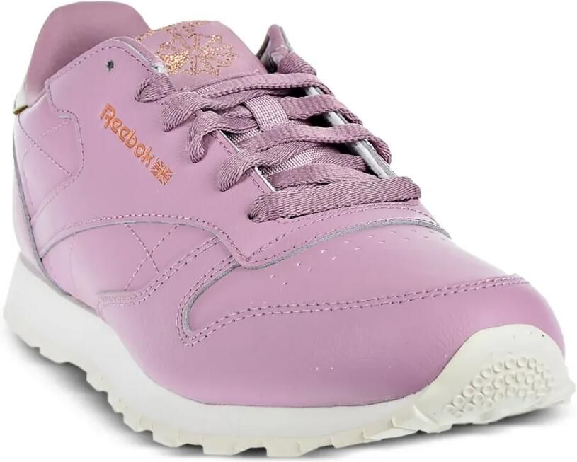 Reebok Kids Classic Leather GS leren sneakers met metallic detail Roze - Foto 3