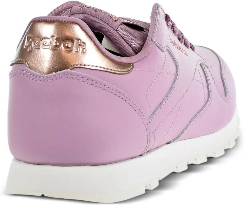 Reebok Kids Classic Leather GS leren sneakers met metallic detail Roze - Foto 2