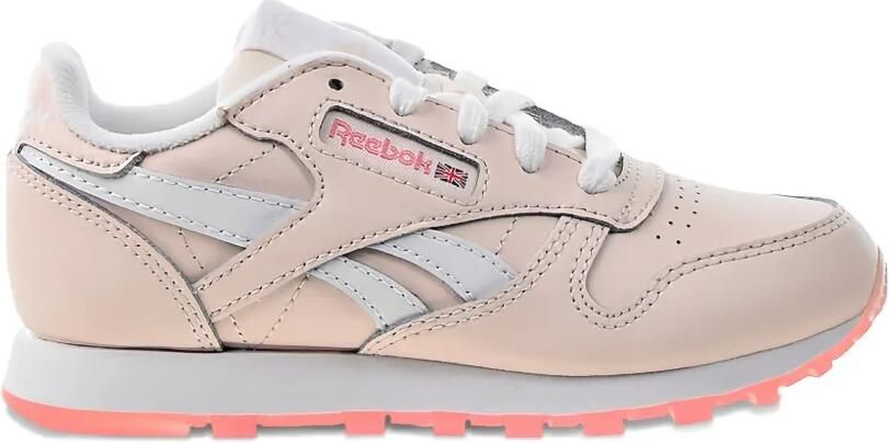 Reebok Kids Classic PS "Pink White Panton" leren sneakers Roze