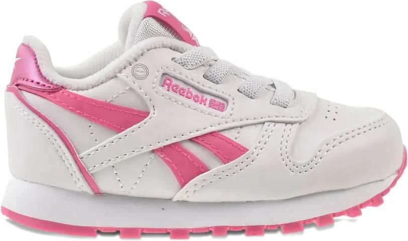 Reebok Kids Classic Step Flash "White Pink" sneakers Wit - Foto 2