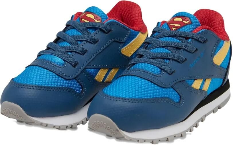 Reebok Kids Classic TD "DC Comics Super and Super " leren sneakers Blauw