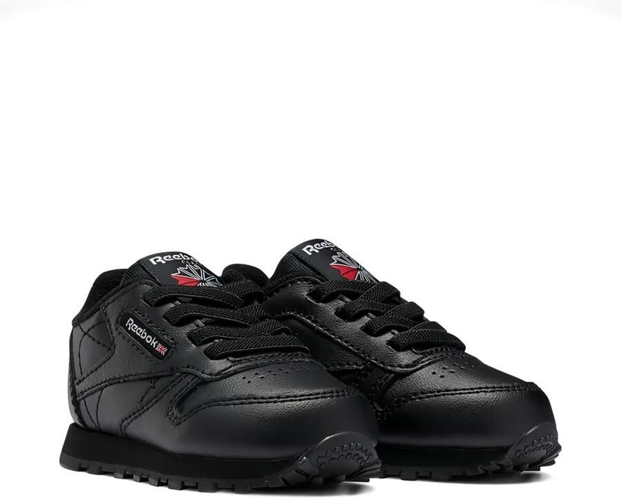 Reebok Kids Classic TD "Triple Black" leren sneakers Zwart