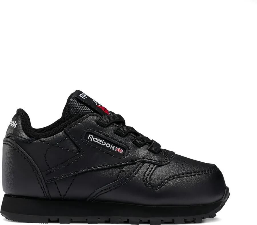 Reebok Kids Classic TD "Triple Black" leren sneakers Zwart - Foto 2