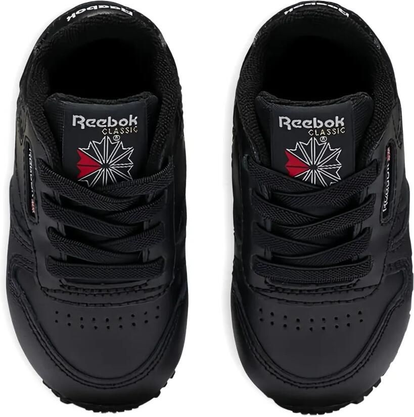 Reebok Kids Classic TD "Triple Black" leren sneakers Zwart - Foto 3