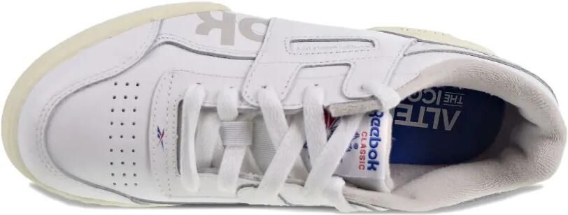 Reebok Kids Workout Plus Alte PS "White Team Dark Royal Red Grey" sneakers Wit - Foto 2