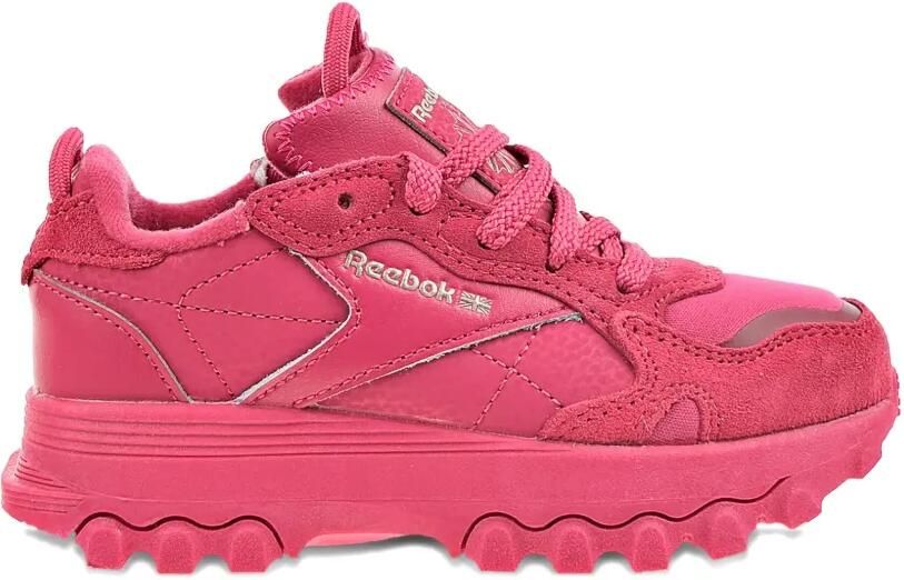 Reebok Kids x Cardi B Classic leren "Semi Pursuit Pink" sneakers Roze - Foto 2