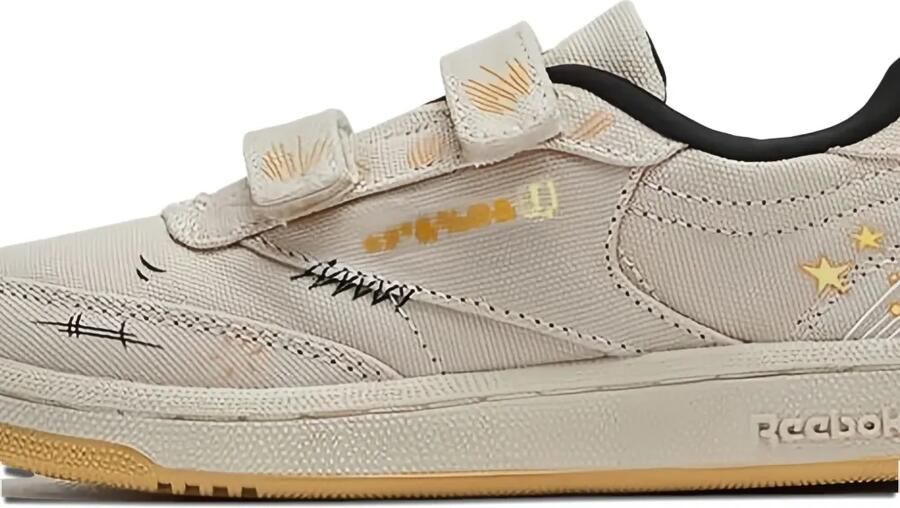 Reebok Kids x Looney Tunes Club C 85 grafische sneakers Beige - Foto 2