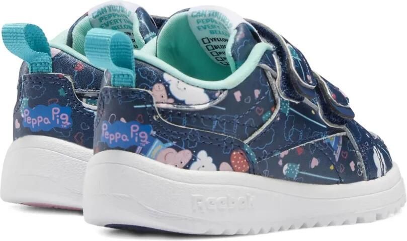 Reebok Kids x Peppa Pig Weebok Clasp sneakers met print Blauw - Foto 4