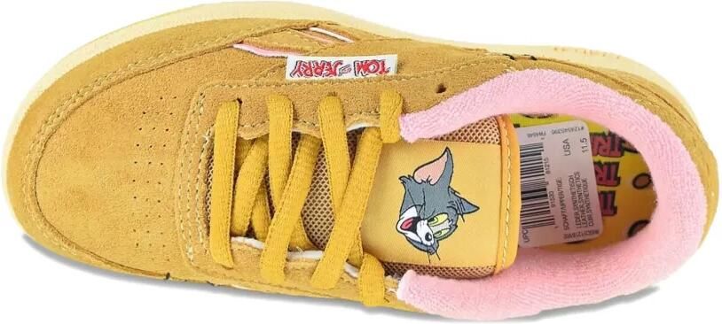 Reebok Kids X Tom & Jerry Club sneakers Geel - Foto 4
