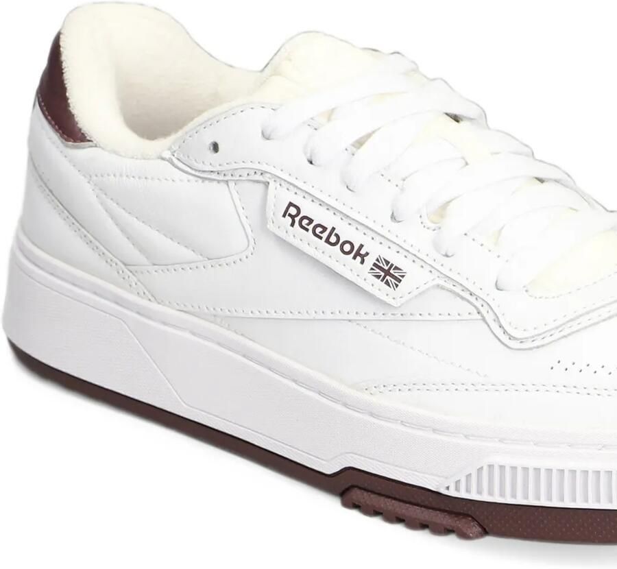 Reebok logo-patch leather sneakers Wit - Foto 2