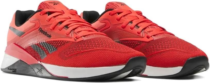 Reebok Nano X4 "Dynamic Red Black Pure Grey" sneakers Rood - Foto 4