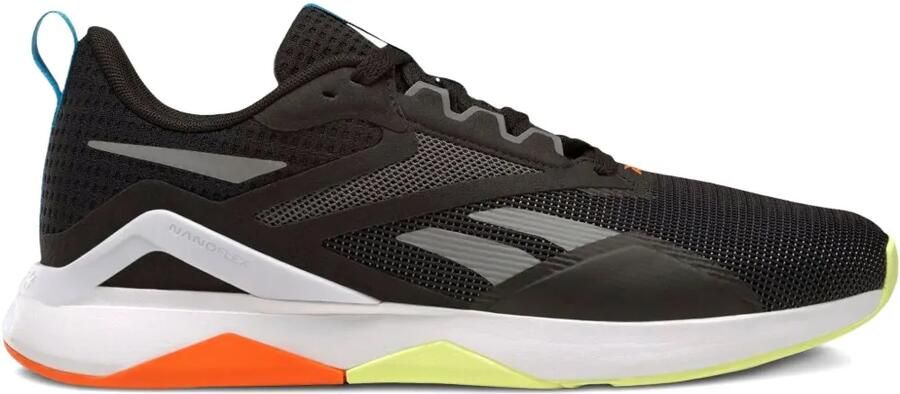 Reebok Nanoflex Tr 2.0 "Black White Yellow" sneakers Zwart