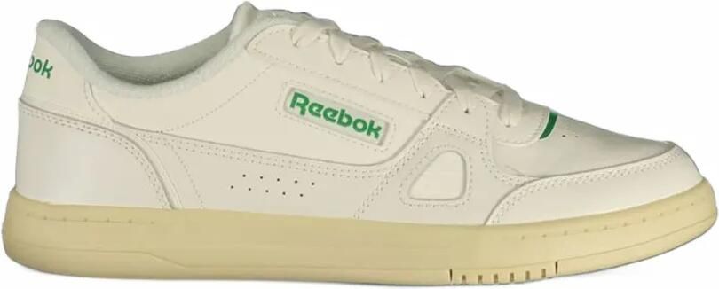 Reebok perforated logo-patch sneakers Wit