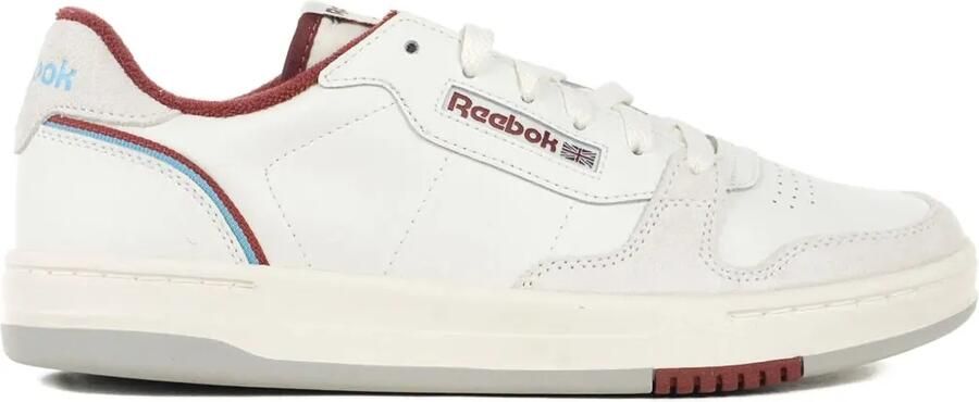 Reebok Phase Court "Chalk Rich Maroon" sneakers Wit