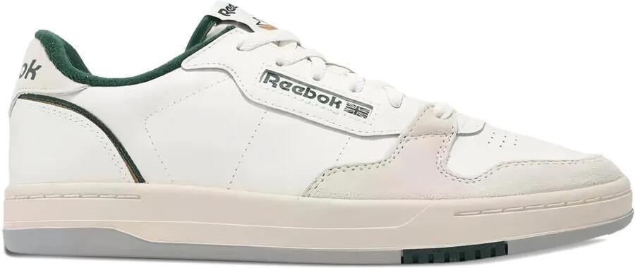 Reebok Phase Court "Paper White Dark Green" sneakers Wit