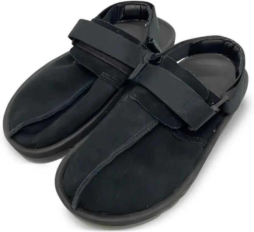 Reebok Platte leren sandalen Zwart - Foto 3