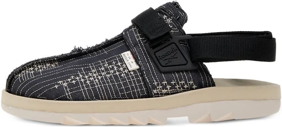 Reebok Slippers met print Zwart