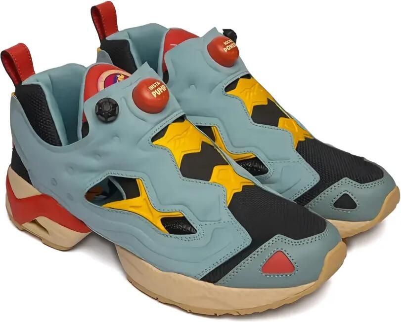 Reebok x Looney Tunes Instapump Fury 95 "Road Runner" sneakers Blauw - Foto 2