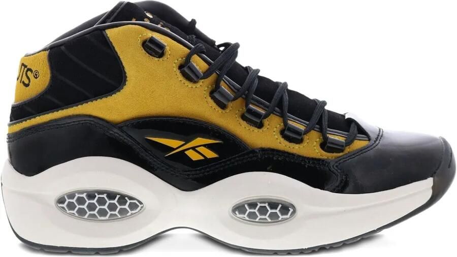 Reebok x Peanuts x Question Mid Bolly sneakers Zwart