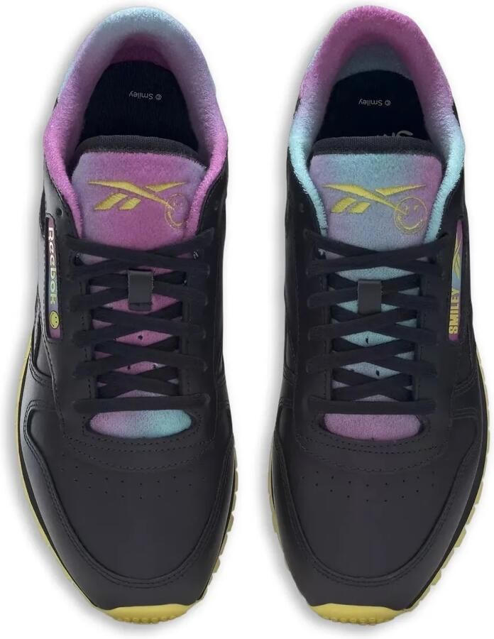 Reebok x Smiley leren sneakers Zwart - Foto 2