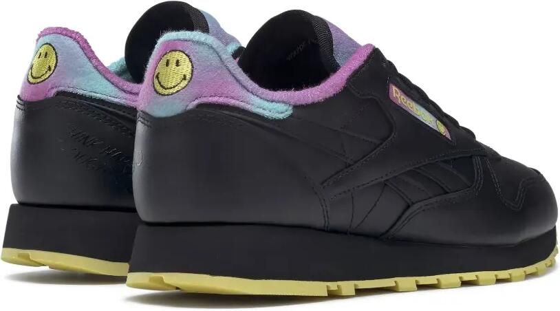 Reebok x Smiley leren sneakers Zwart - Foto 4