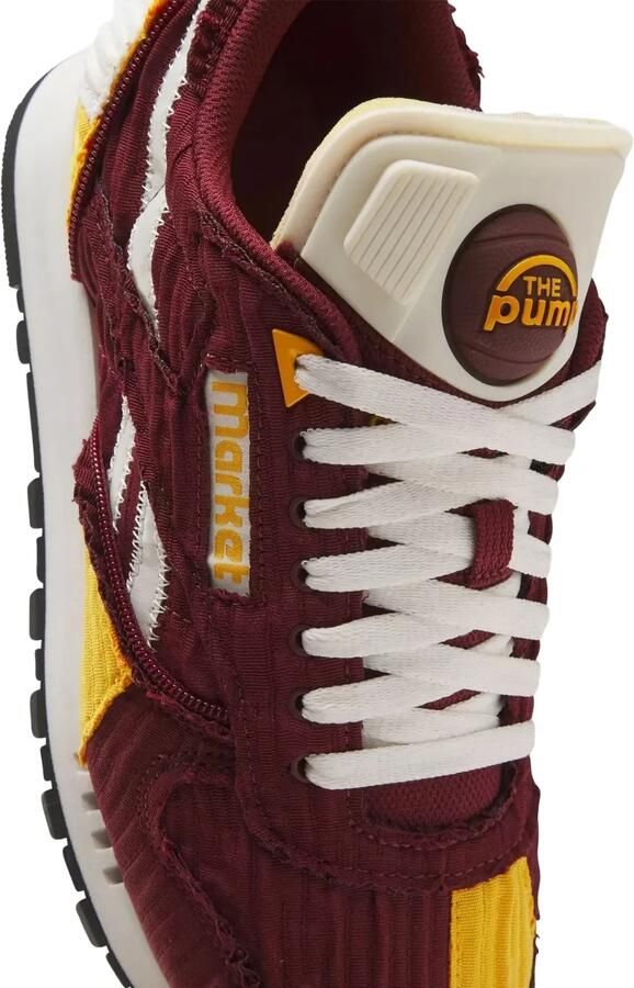 Reebok x The Pump Classic "Maroon Yellow" sneakers Rood - Foto 3