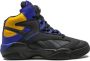 Reebok "Shaq Attaq Core Black Bold Purple Collegiate Gold sneakers" Zwart - Thumbnail 1