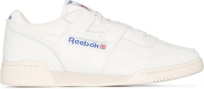 Reebok Workout plus leren sneakers Wit