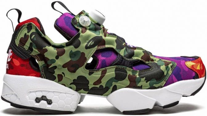 Reebok x BAPE Instapump Fury OG sneakers Zwart