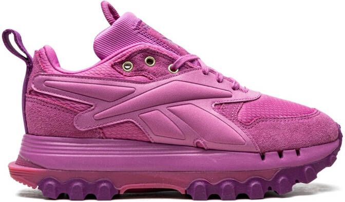 Reebok x Cardi B Classic leren sneakers Paars
