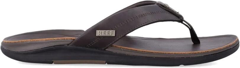 REEF Offshore teenslippers met logoplakkaat Bruin