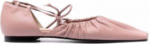 Reike Nen Ballerina's met vierkante neus Roze