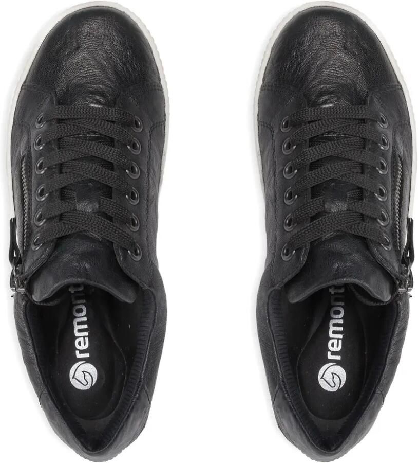 REMONTE Maditta sneakers met rits Zwart - Foto 2