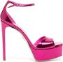 René Caovilla Anastasia sandalen met plateauzool Roze - Thumbnail 1