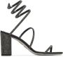 René Caovilla Cleo sandalen verfraaid met kristallen Zwart - Thumbnail 1