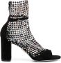 René Caovilla 80 mm Galaxia sandalen Zwart - Thumbnail 1