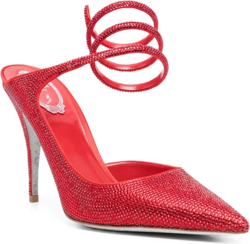 René Caovilla 100 mm Cleo pumps Rood - Foto 2
